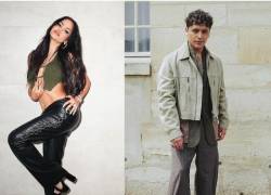 Fotos de los artistas Natti Natasha y Christian Nodal, quienes están considerados por la publicación People en Español entre las 50 personas más bellas.