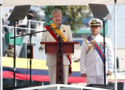 Este lunes, el presidente Lasso participó en la Ceremonia de Aniversario por los 81 años del Combate Naval de Jambelí y Día de la Armada.