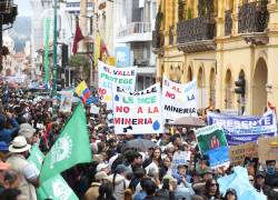 Fotografía de la Marcha por el Agua, el pasado 16 de septiembre, en Cuenca.