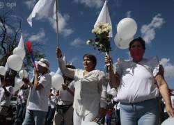 En el norte de Quito se realizó una marcha en la que los quiteños solicitan presencia de militares en las calles de la capital.