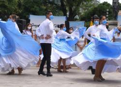 Como cada año, se dio un pregón en el Parque Centenrio.