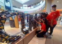 Las obras de arte de CANstruction estarán expuestas hasta el 31 de agosto en el Centro Comercial City Mall.