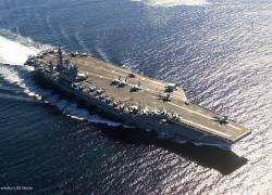El portaaviones USS Nimitz realizará maniobras militares con las armadas de diez países.