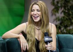 La cantante colombiana Shakira asiste al evento 'Hits Don't Lie: The Superstar Q&amp;A with Shakira' durante la conferencia de prensa de la Semana de Música Latina Billboard en el Foro Faena en Miami Beach, Florida.