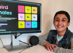 Benyamin se inspiró en el juego de Minecraft y la corriente artística de las imágenes pixeladas.