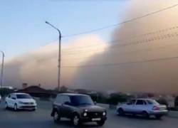 Las potentes ráfagas de viento ascendían a velocidades de hasta 72 kilómetros por hora.