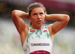 Krystsina Tsimanouskaya participó en los 100 metros planos, en la categoría de mujeres y quedó en cuarto lugar.