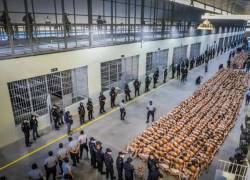 Cárcel de El Salvador. Foto: AFP