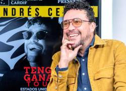 El cantante colombiano Andrés Cepeda habla durante una entrevista en Miami, Florida, EE.UU., el 11 de enero de 2024. Cepeda anunció su muy esperada gira 'tengo Ganas' en Estados Unidos, que comenzará en la primavera de 2024.