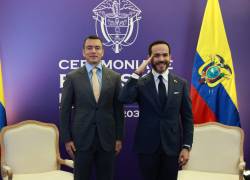 Daniel Noboa y Abelardo De la Espriella.