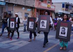 Footgrafía que muestra una marcha realizada en Guayaquil, en enero de este año, en conmemoración a la muerte de los menores.