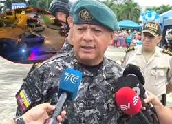 El comandante de la Zona 8, General Víctor Herrera dio detalles del operativo.