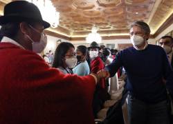 Lasso acusa a Leonidas Iza de anarquista: hay que enfrentarlo con la Constitución y la ley