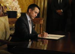 Fotografía de archivo del presidente de Ecuador, Daniel Noboa.