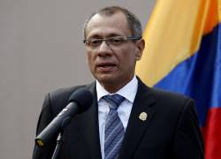 Fotografía de archivo fechada el 28 de mayo del 2015 de Jorge Glass durante una rueda de prensa en Bogotá (Colombia).