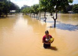 Inundaciones registradas en el cantón Balao, provincia de Guayas, el 28 de septiembre de 2026.