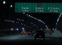 Fotografía que une al cantón Durán con la zona de La Puntilla, en el cantón de Guayas.