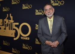 El director Francis Ford Coppola durante el evento realizado por los 50 años de Aniversario de The Godfather. (Photo by Chris DELMAS / AFP)