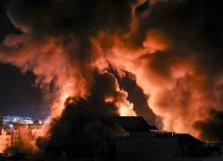 Madrugada del martes 18 de mayo, en Gaza.