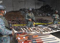 Más de 5 mil armas son destruidas por las Fuerzas Armadas