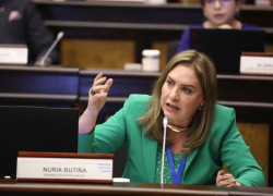 Nuria Butiñá, legisladora de la Revolución Ciudadana.