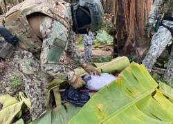 En una finca bananera, ubicada en Tendales, se decomisaron sustancias sujetas a fiscalización.