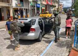 Los militares están realizando los operativos antidelincuenciales en la ciudad del Puyo.