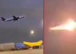 Capturas de video que captó el hecho.