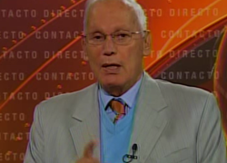 Captura de una entrevista realizada al general en Contacto Directo.