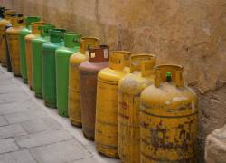 Fotografía referencial de tanques de gas.