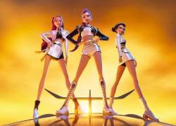 Huntr/x, el grupo ficticio de la película K-Pop Demon Hunters.