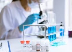 Fotografía referencial de un laboratoriio de análisis epidemiológico.