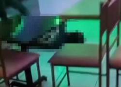 Fotografía que muestra a una de las víctimas de la balacera en un centro de diversión nocturna.