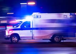 Fotografía referencial de una ambulancia.