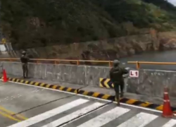 Captura de video difundido por las FF.AA. que registró el despliegue de personal militar en las centrales hidroeléctricas.