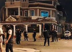 Fotografía que muestra la fachada de uno de los inmuebles afectados.