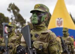 Fotografía de un elemento de los comandos de las Fuerzas Armadas.