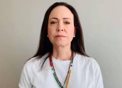 La captura de pantalla publicada en la cuenta de Instagram de la líder opositora venezolana María Corina Machado muestra a Machado hablando con sus partidarios en Caracas el 10 de enero de 2025.