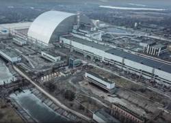 Imagen de un video facilitado a inicios de marzo por el ministerio ruso de Defensa de la planta nuclear de Chernóbil en Ucrania.