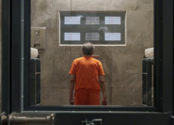 Jorge Glas en la cárcel del Encuentro, en Santa Elena. Foto: Ministerio del Interior.