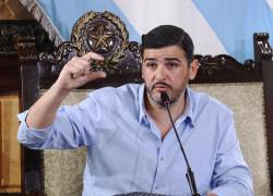 Fotografía del alcalde de Guayaquil, Aquiles Alvarez.