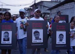 Los cuatro menores de Las Malvinas desaparecieron en Guayaquil tras ser capturados por una patrulla militar.