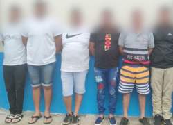 Operativo policial logró la captura de 10 miembros de la banda delictiva 'Los Lobos' en la provincia de El Oro.