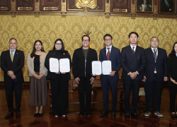 Firma de acuerdo entre Enami Ep y Boroo Pte. Ltd.