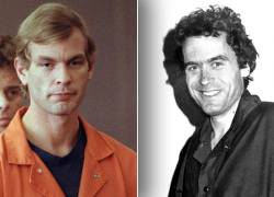 Jeffrey Dahmer y Ted Bundy, asesinos conocidos por sus crímenes de extrema violencia.