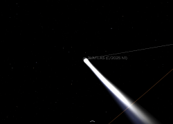 Trayectoria del cometa 3l/Atlas se podrá ver en vivo.