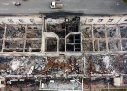 El fuego arrasó con casi toda la estructura del Palacio de Justicia de Tuluá, a 94 km al norte de Cali.