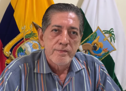 Édgar Aguayo, presidente de la Cámara de Comercio de Esmeraldas.