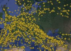 Colapso del sistema aéreo en Europa: todos los vuelos desde y hacia Ucrania han sido suspendidos