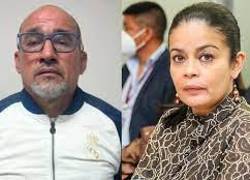 Los exalcaldes de Durán, Dalton Narváez y Alexandra Arce.